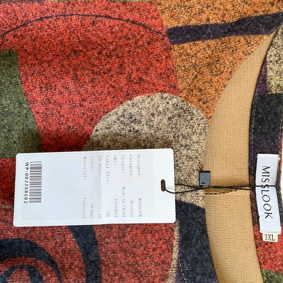 Comfortable midi dress. New with tag. - Picture 2 of 3